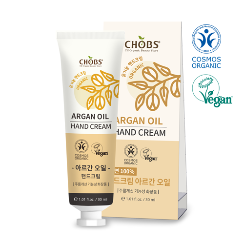CHOBS(찹스) 유기농 핸드크림 아르간오일 30ml CHOBS Hand Cream Argan Oil 30ml